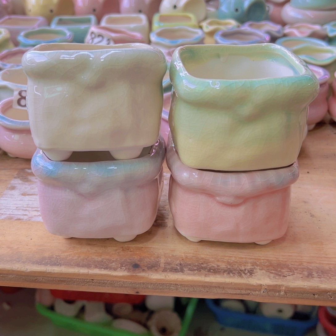 陶瓷花盆当场满12包邮