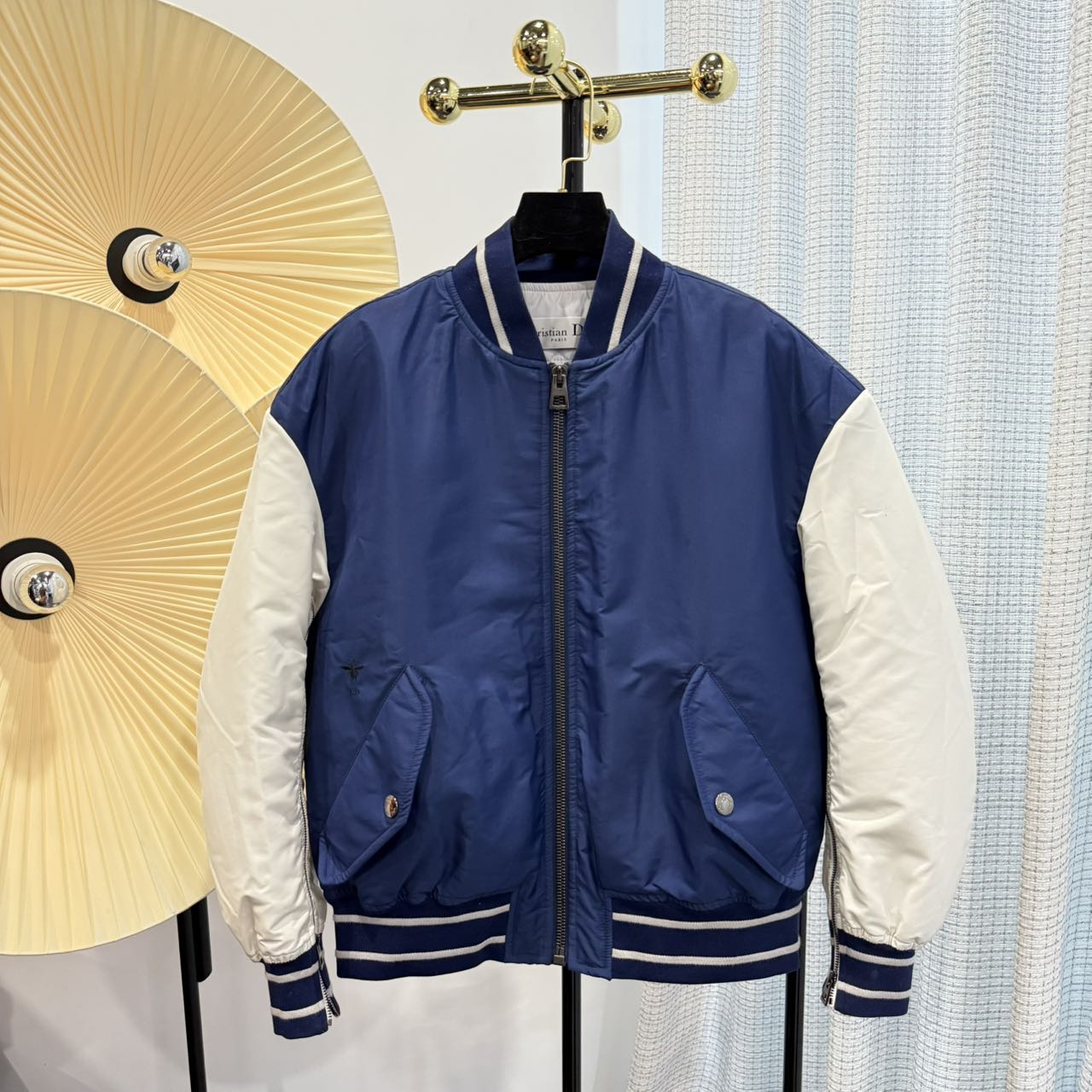 95新 DIOR/迪奥 Dior迪奥飞行员夹克棉服 34码 