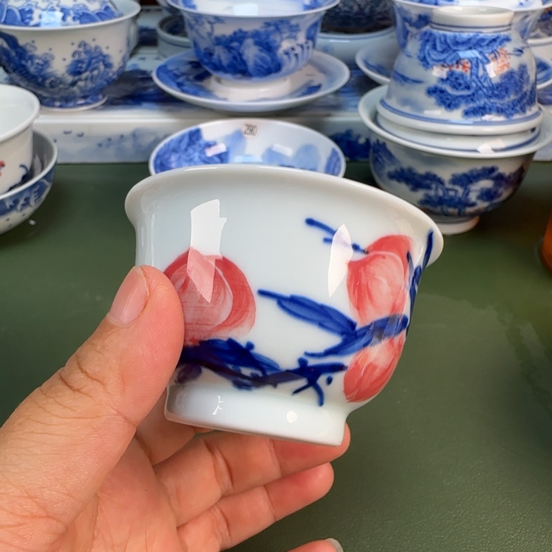 景德镇纯手绘茶具圆圆203