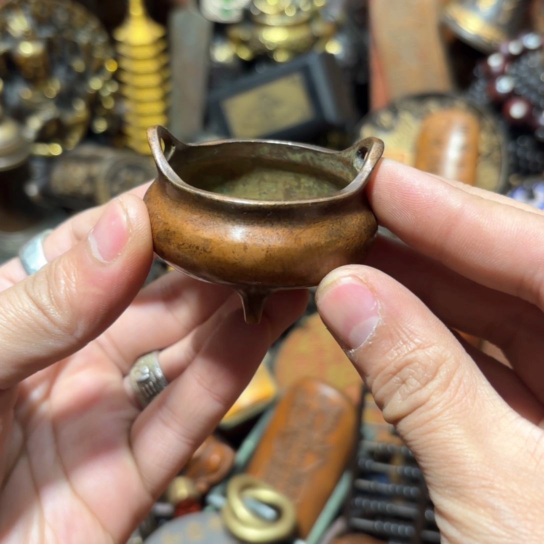 珍华铜器文玩摆件