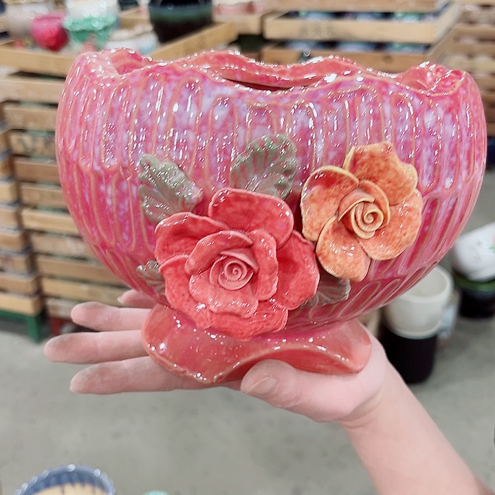 陶瓷陶瓷多肉植物花盆