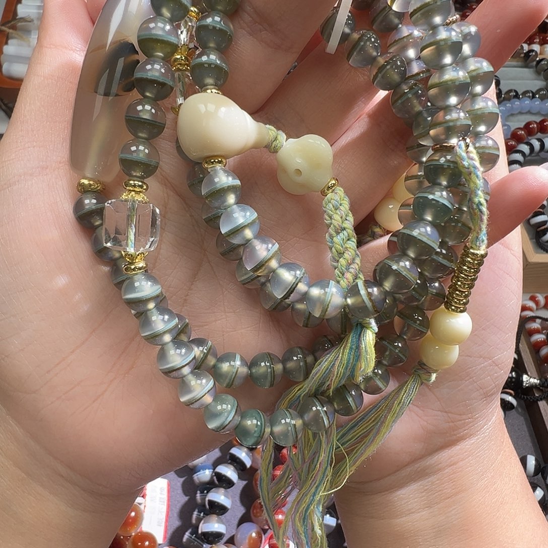 玛瑙/玉髓合金手串