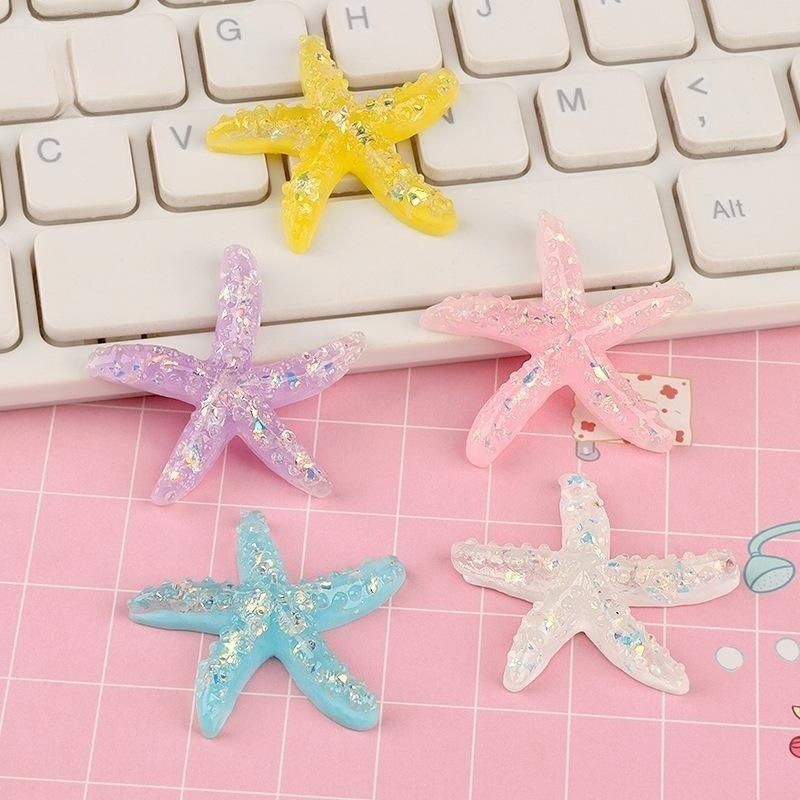 树脂海星配件DIY饰品奶油胶手机壳贴片材料d1