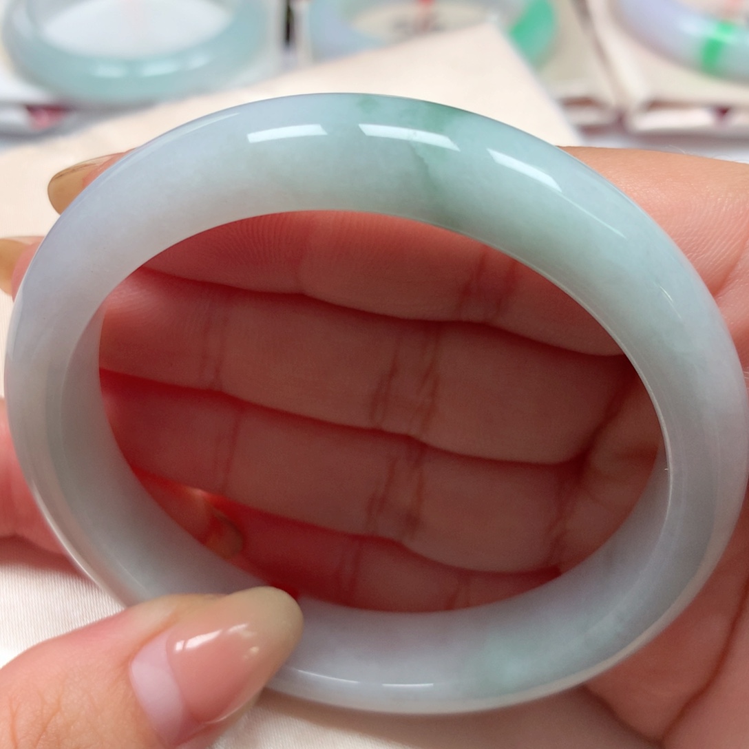 ****晴翡翠未镶嵌手镯强推⭐️59