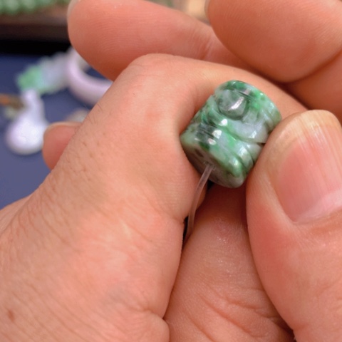 【闪购商品】翡翠颈饰未镶嵌青*翡翠