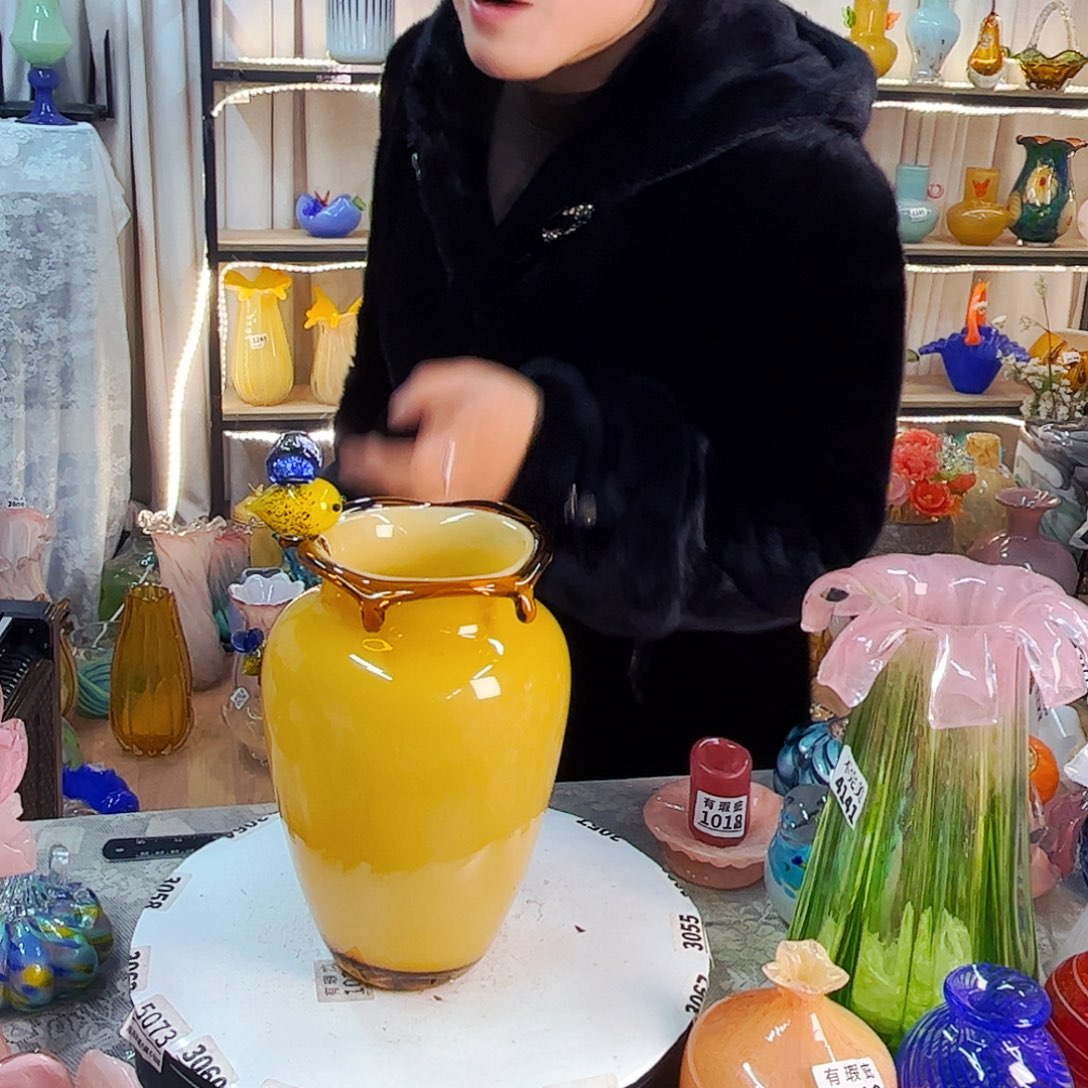 蜜蜂瓶大号全品福利家悦琉璃工艺品