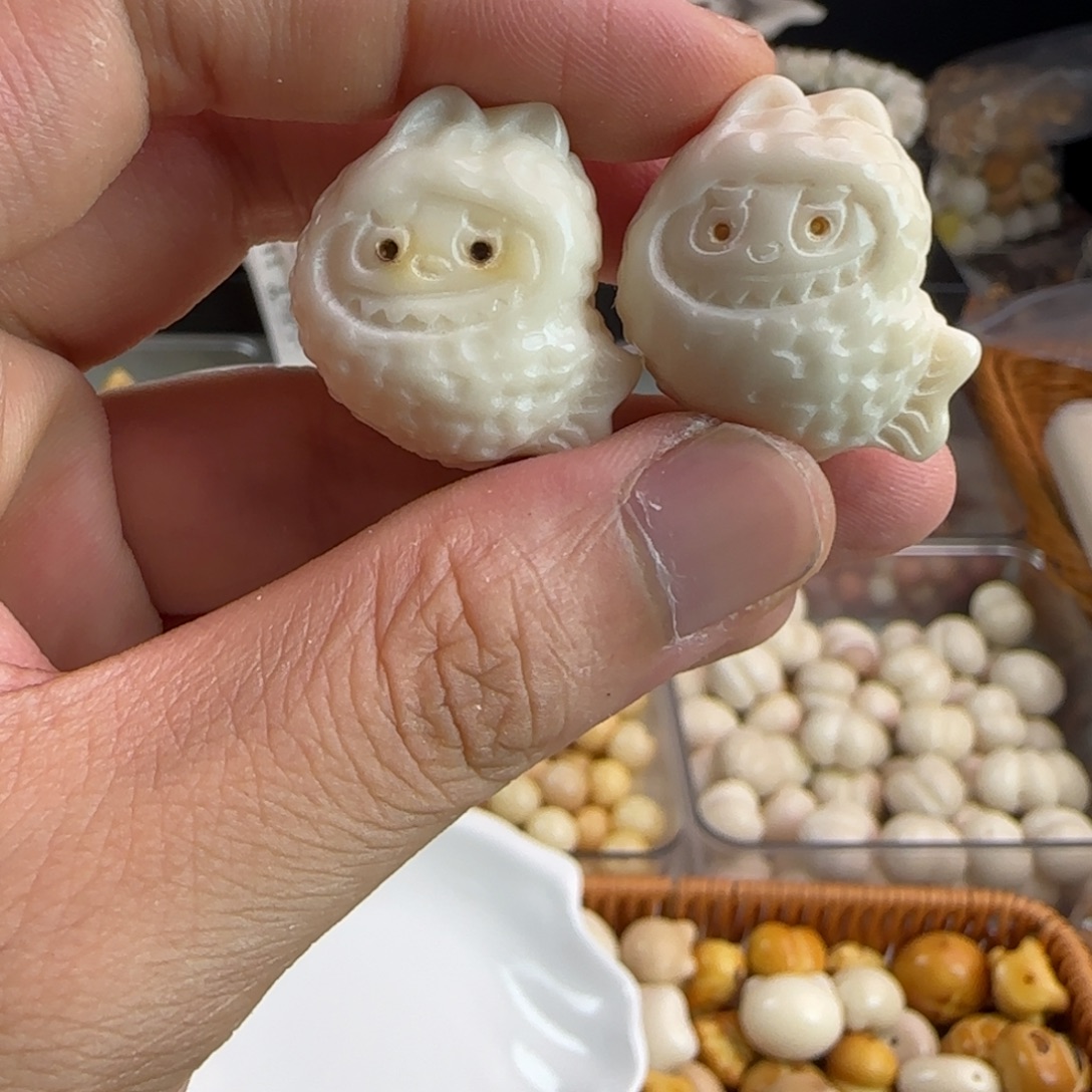 手串菩提根/象牙果全品美人鱼10颗