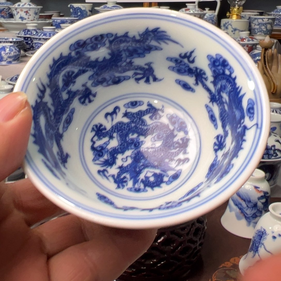 摆件景德镇青花陶瓷