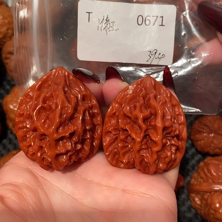 吊坠文玩核桃龙鳞纹帝王39