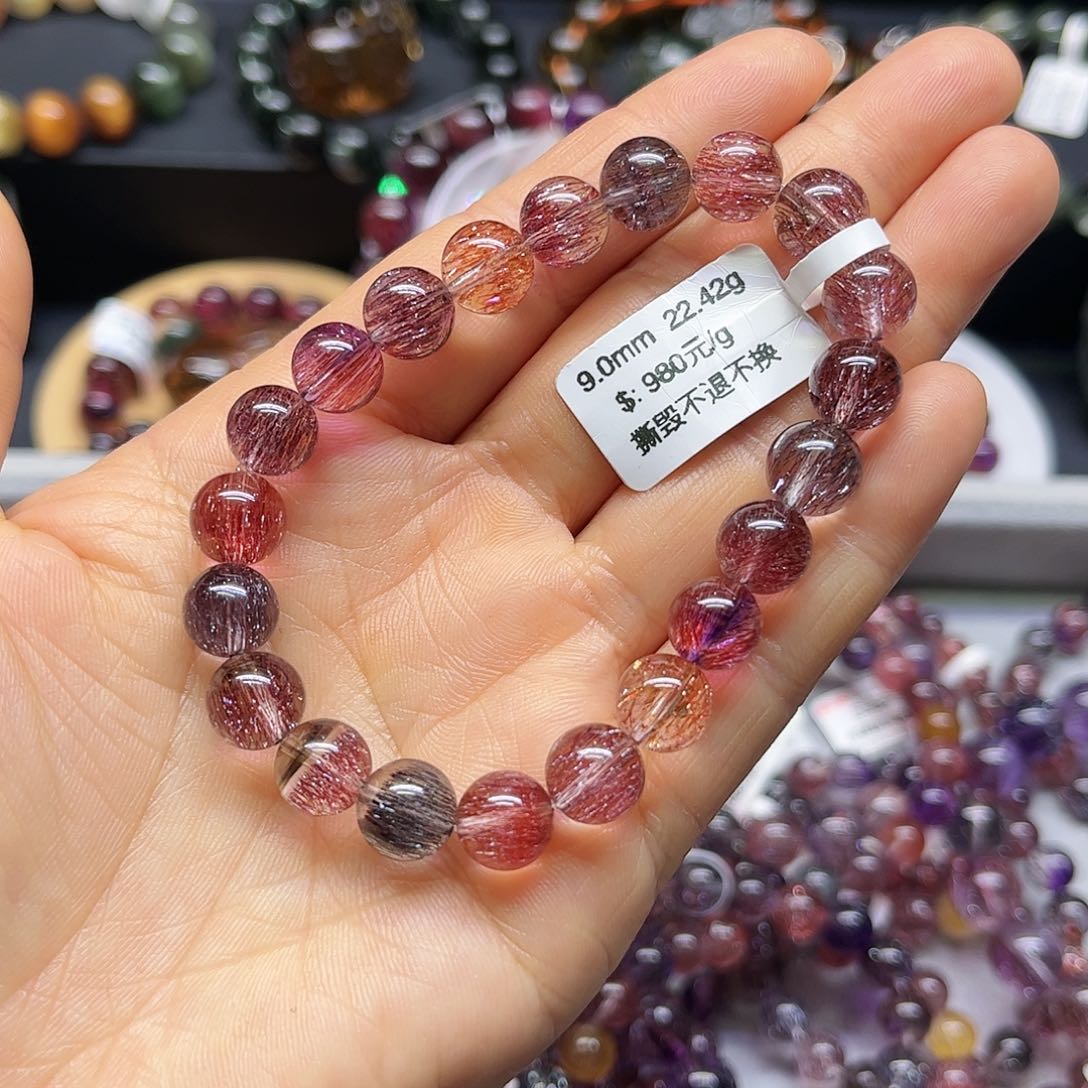 水晶手链未镶嵌天然水晶