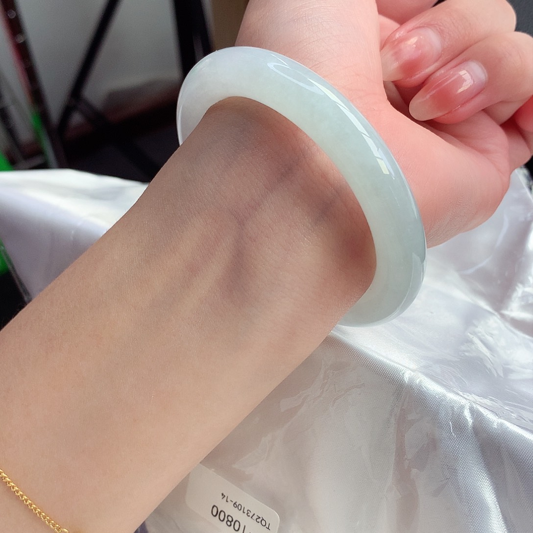 翡翠手镯未镶嵌天然A货翡翠52/53