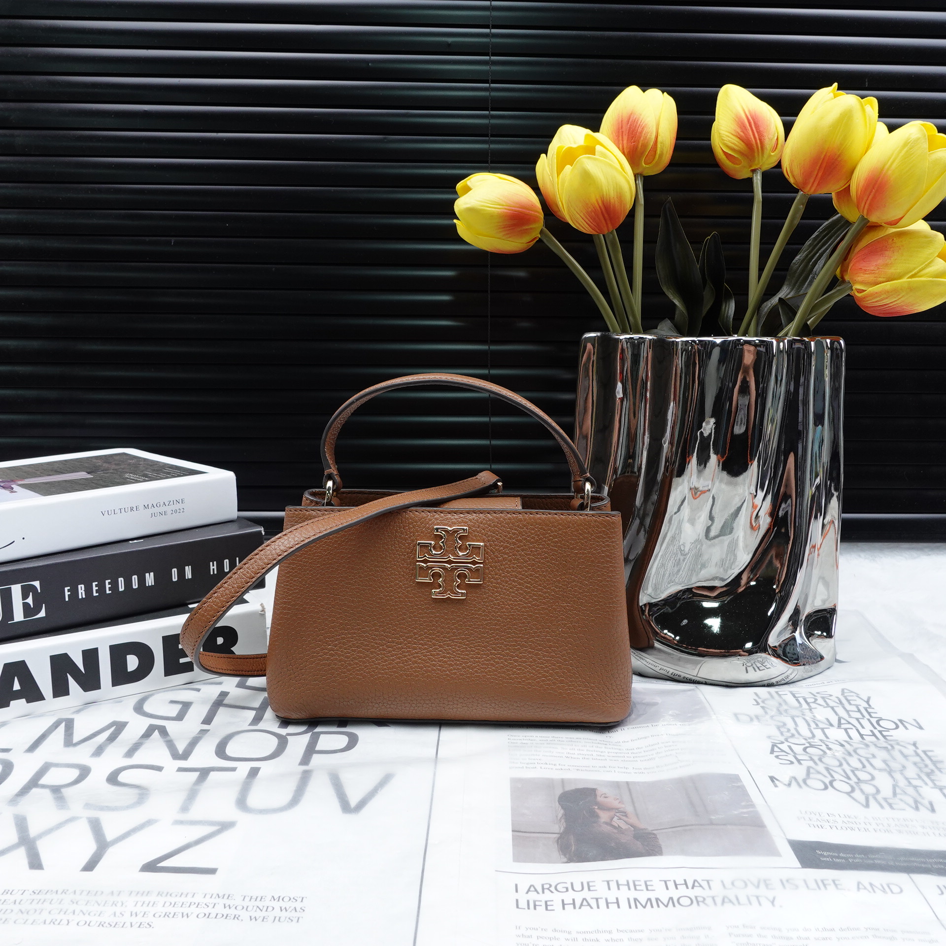 95新 TORY BURCH/汤丽柏琦 单肩包/T_ZY0000  T10224030