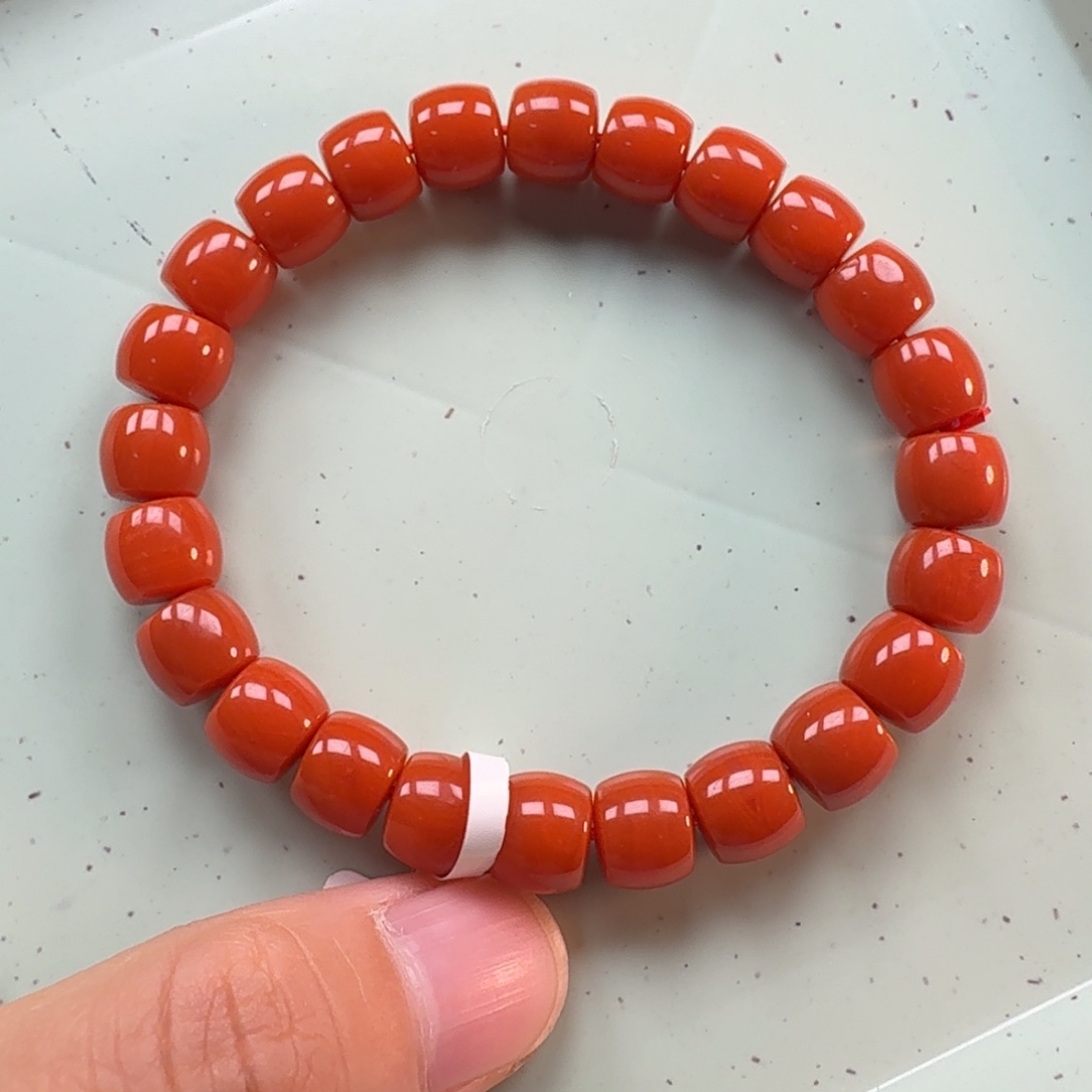 南红玛瑙未镶嵌手串9mm