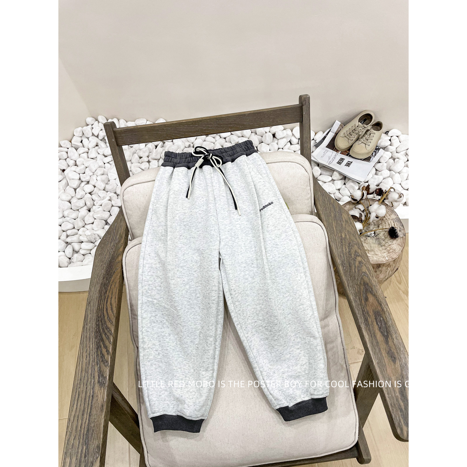 【现现】童装男童裤子2025春秋新款儿童洋气休闲百搭裤MMK81819