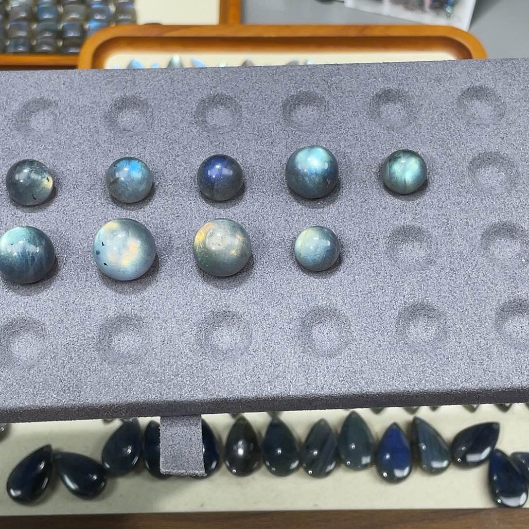 蟹***金水晶未镶嵌珠宝半成品