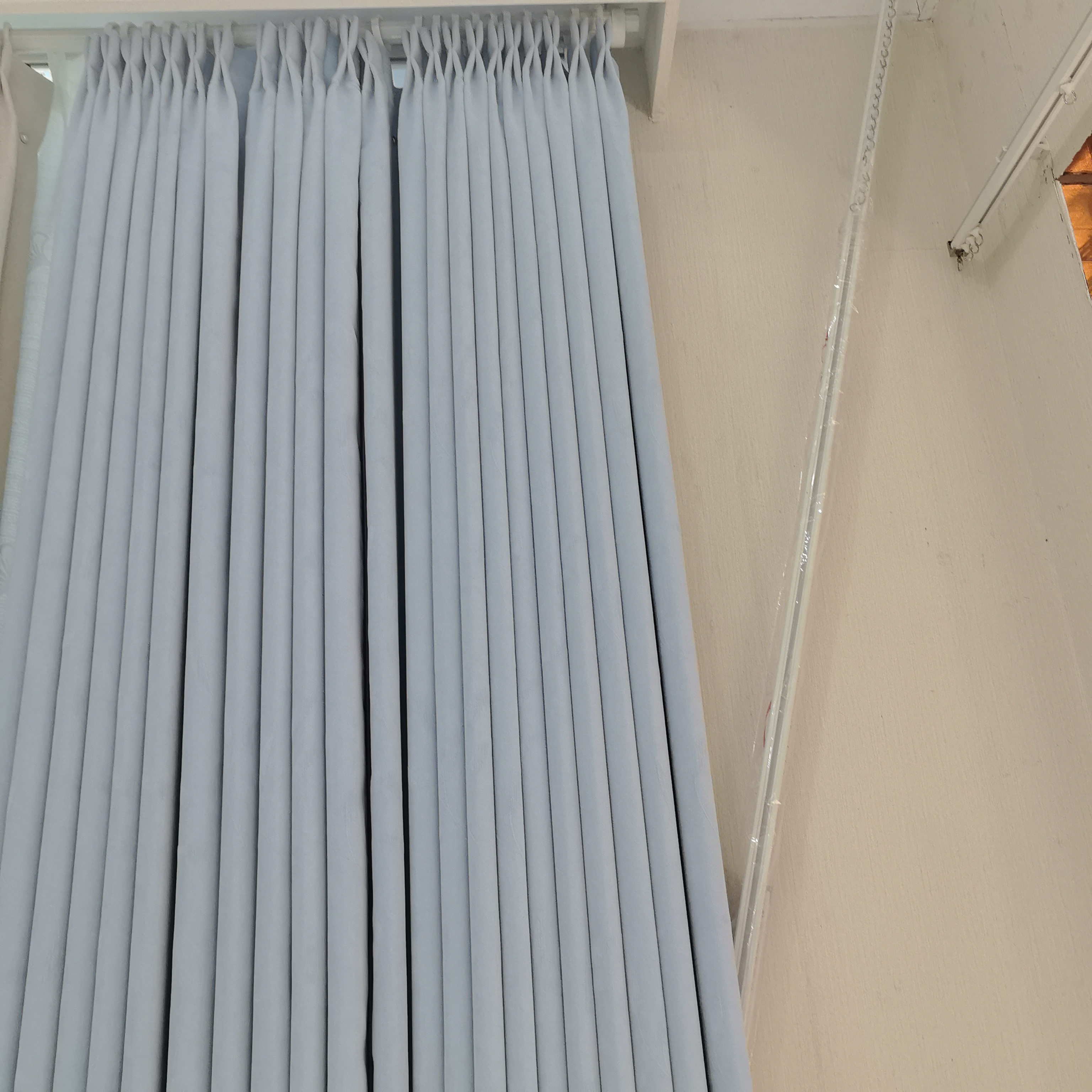 窗帘定制价格为成品毎米）竹报平安，十六色可选包定型送绑带