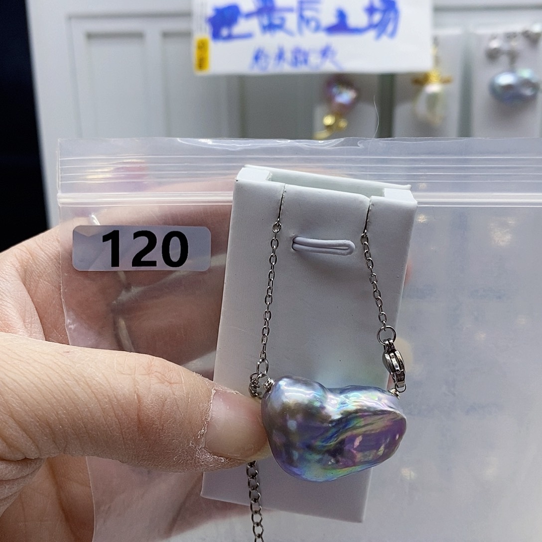 颈饰合金淡水珍珠