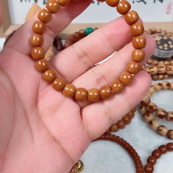 手串紫金鼠黄金甲老型实心毕业货