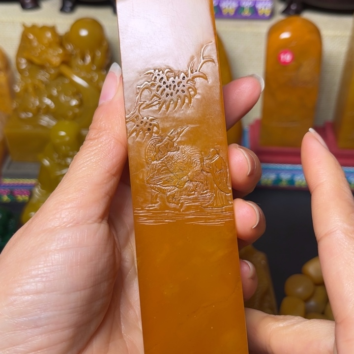 寿山石印石和**都题材：工艺品