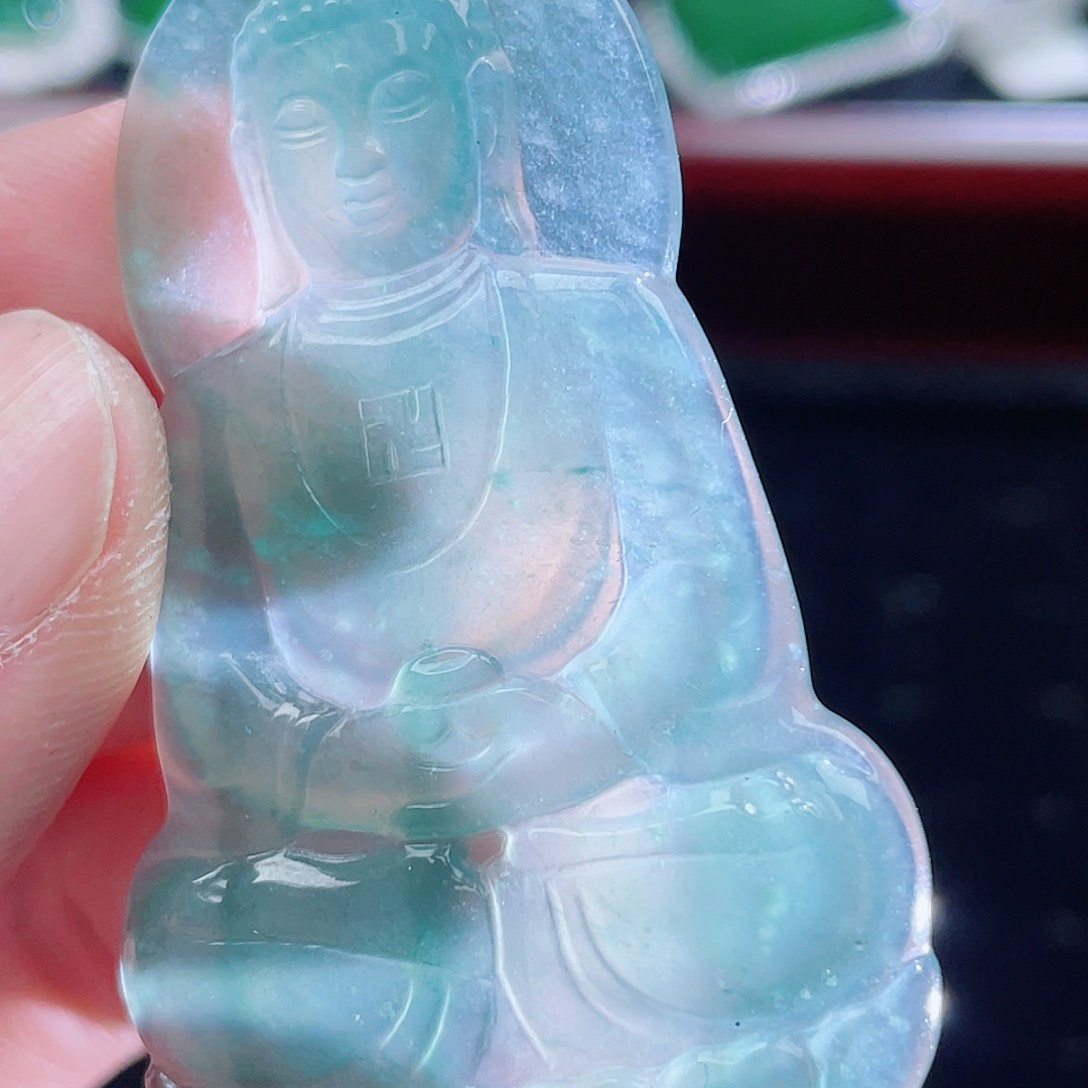 翡翠颈饰未镶嵌18，