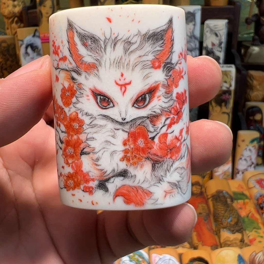 楷***月手工针刺精品鹿角