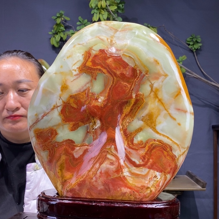 石材精品古青石摆件