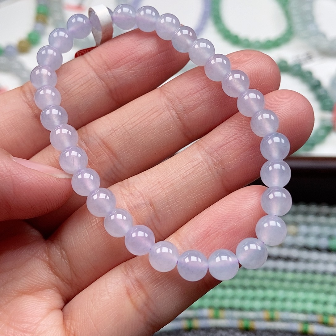 翡翠未镶嵌手链卡6