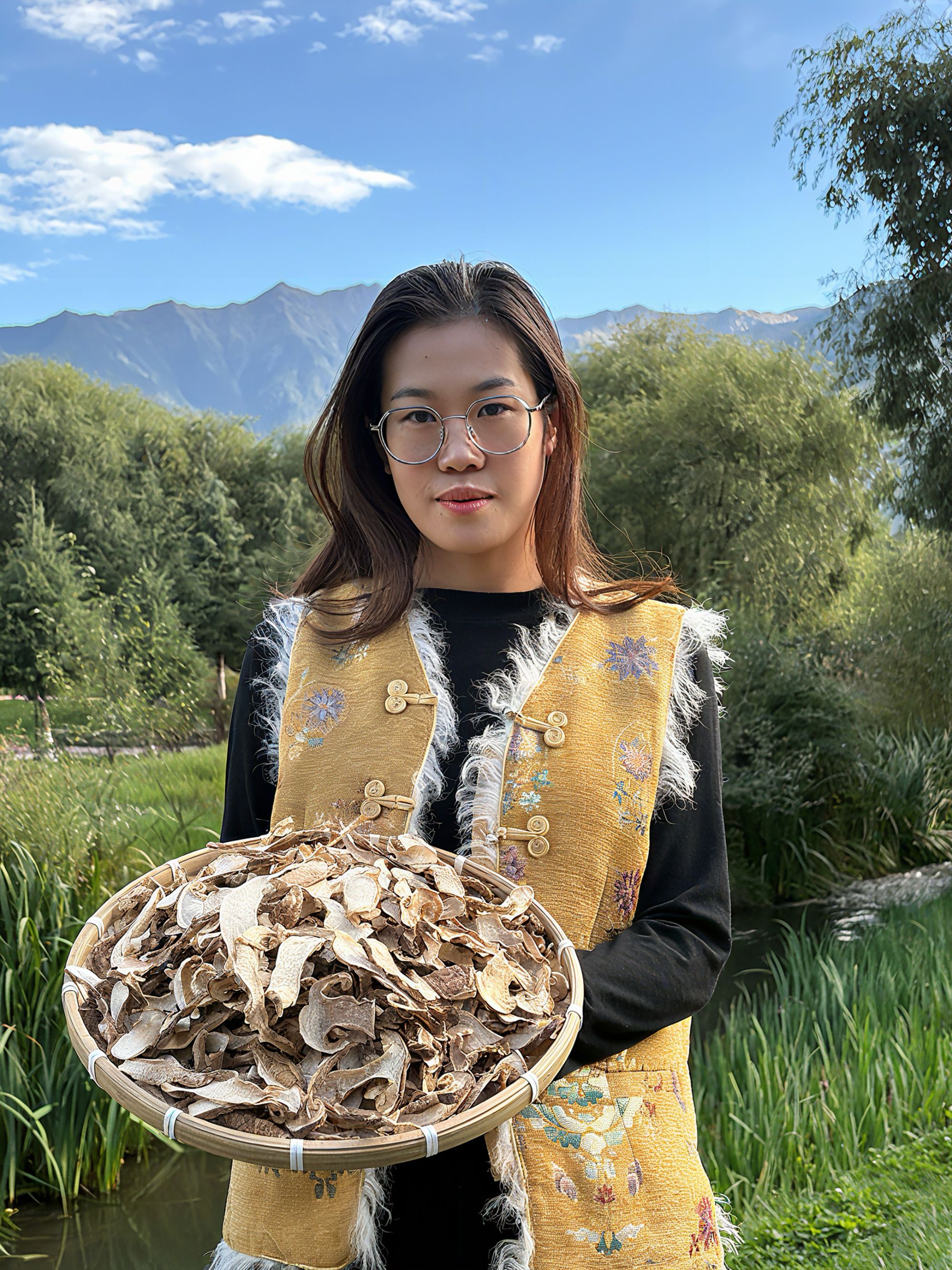 西藏波密松茸干货 精选无硫食用农产品菌菇煲汤