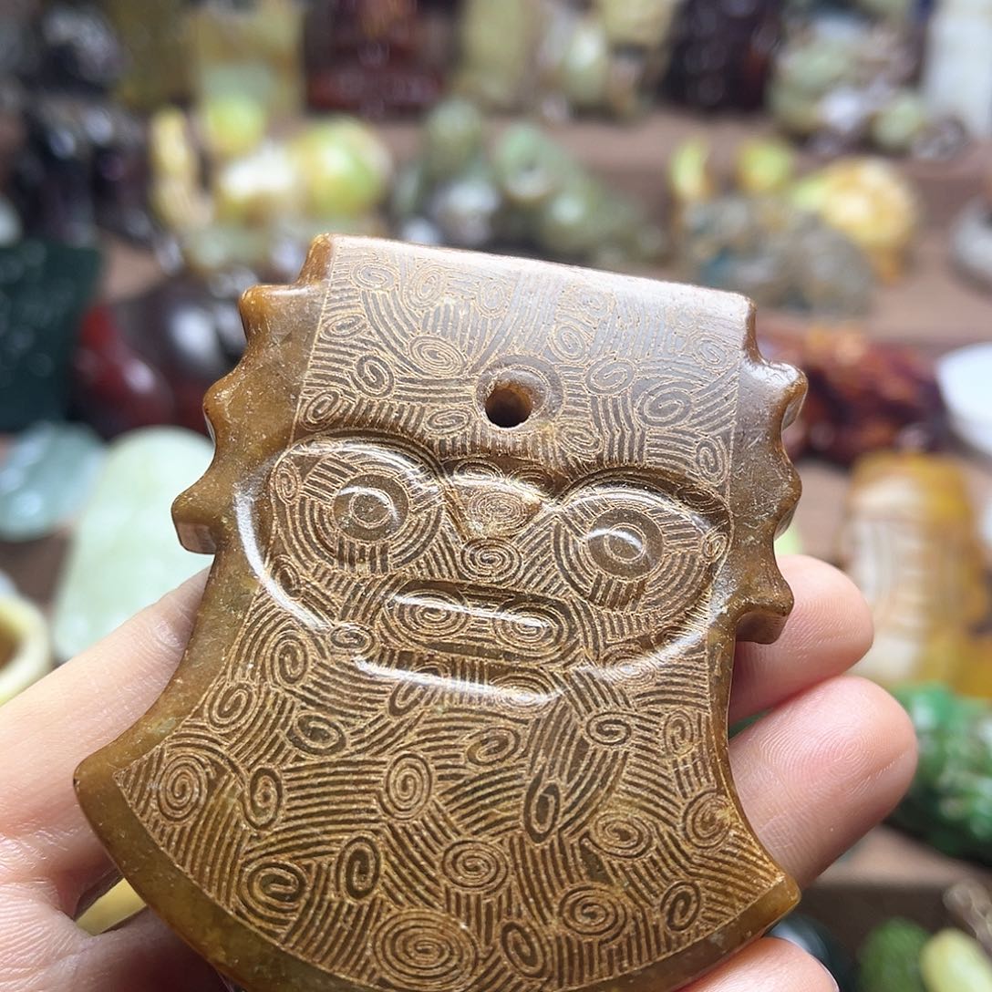 白玉菩提吊坠122。。