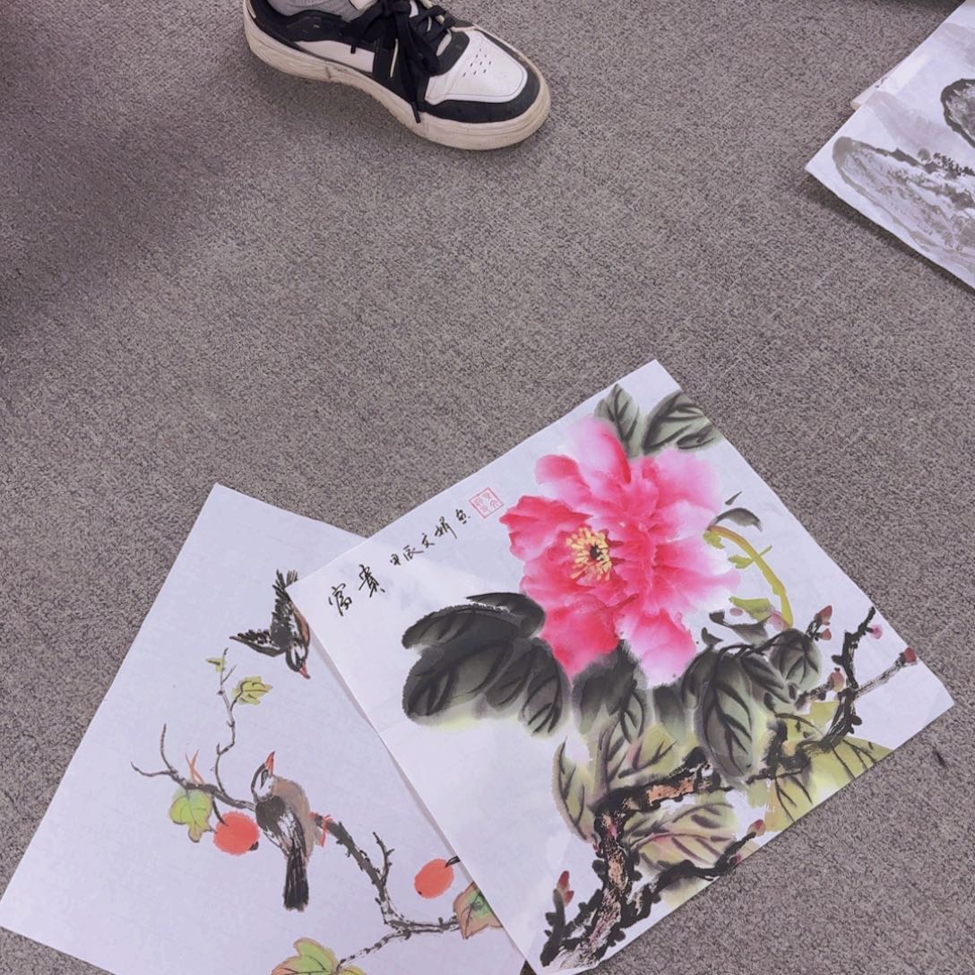 国画国画作品多次