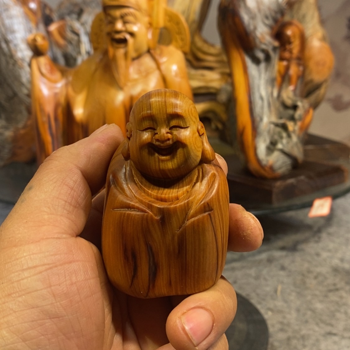 【闪购商品】柏木（崖柏）根雕木雕工艺品摆件家居手把件