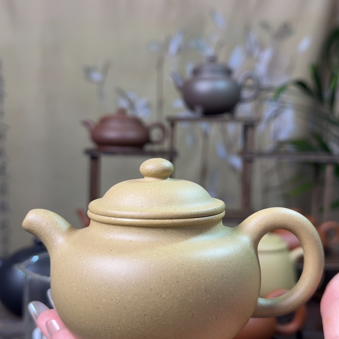 紫砂茶壶六**回原矿本山绿多只