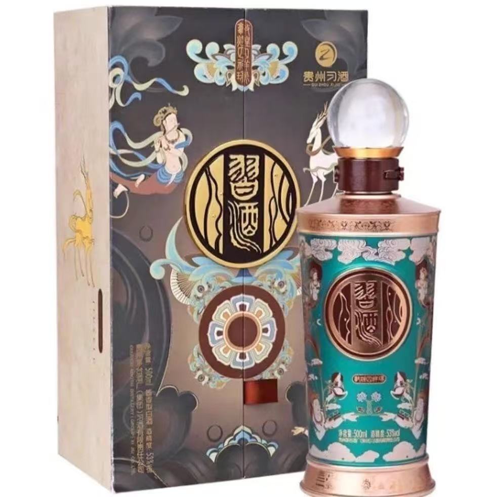 习酒【VIP】敦煌四祥瑞酱香型白酒摆柜送礼自饮53度500ml