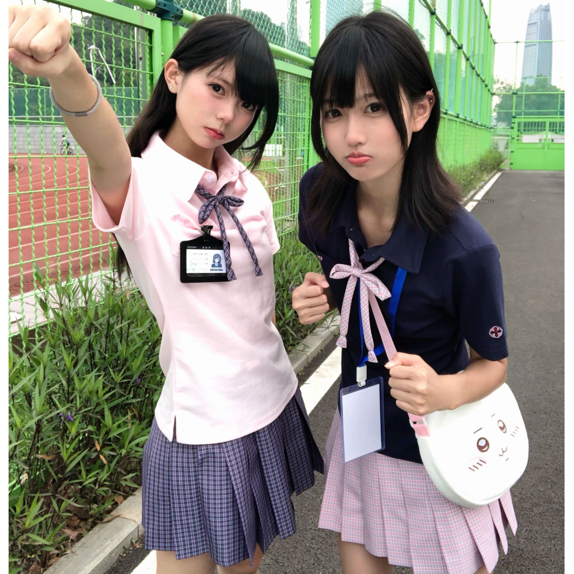 【polo衫】jk原创制服收腰修身显瘦短袖衬衫夏季校园学院风学生甜美
