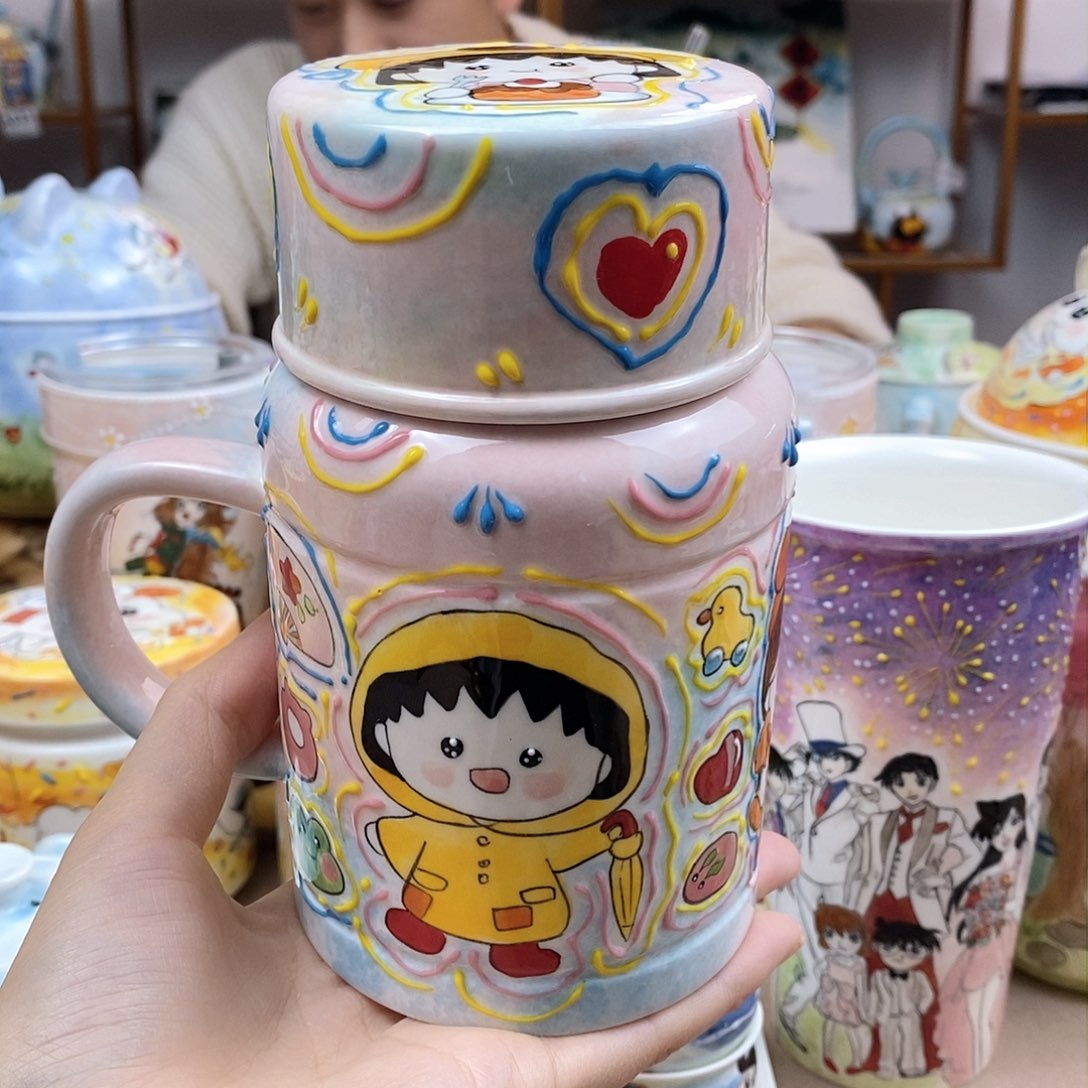 杯董董文创手绘陶瓷