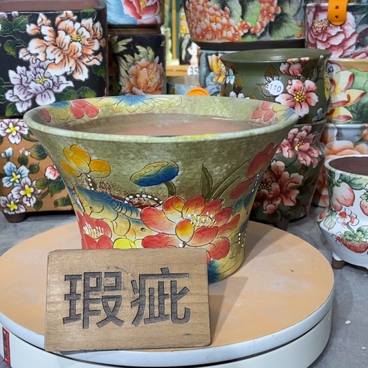 红陶景德镇艺术手绘作品