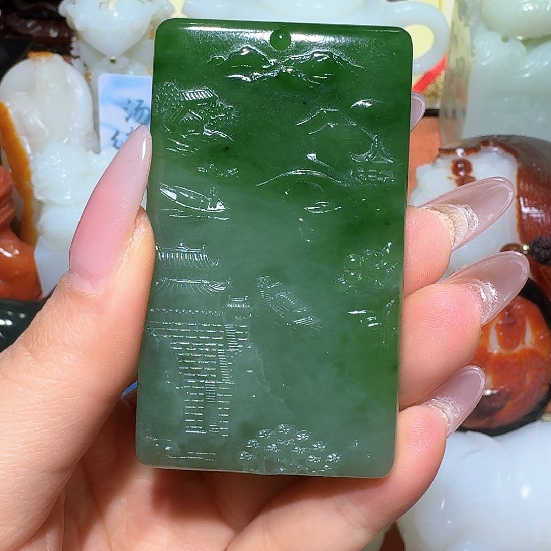 未镶嵌和田玉挂件