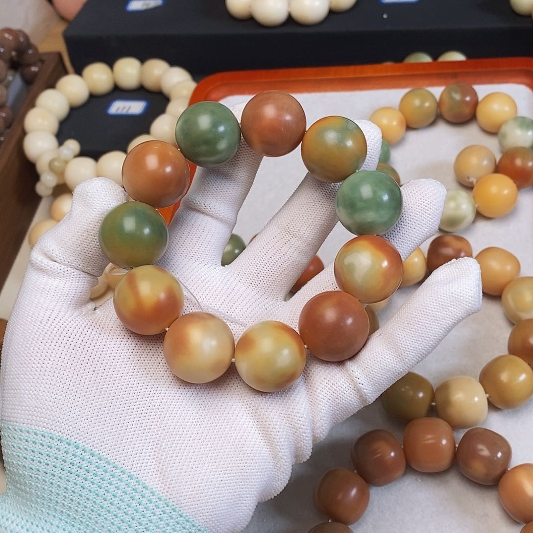 菩提根/象牙果手串微中瑕多宝
