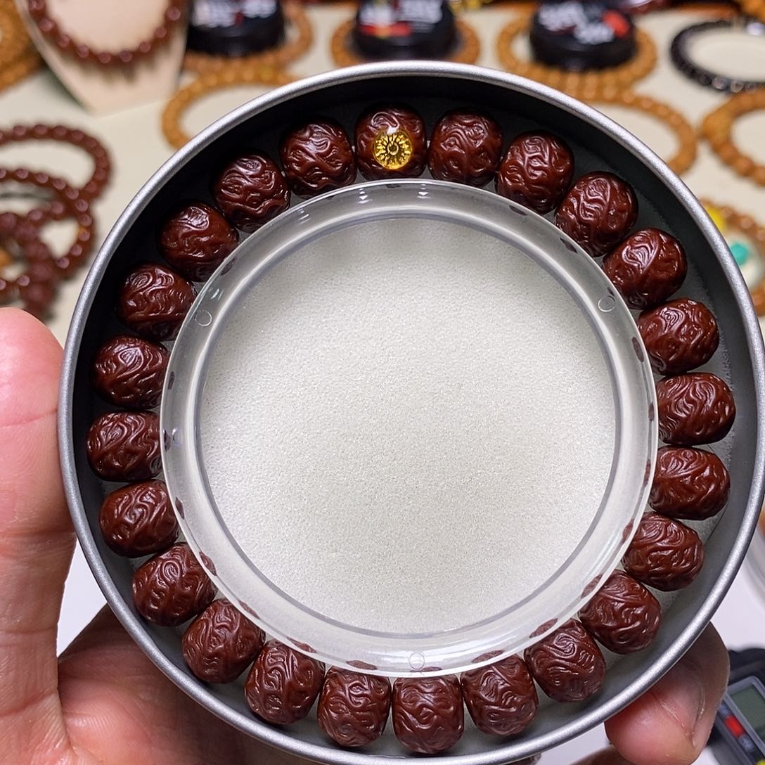 手串猴头核桃全品单标款机刷玄虎 尺寸11左右 龙岩料