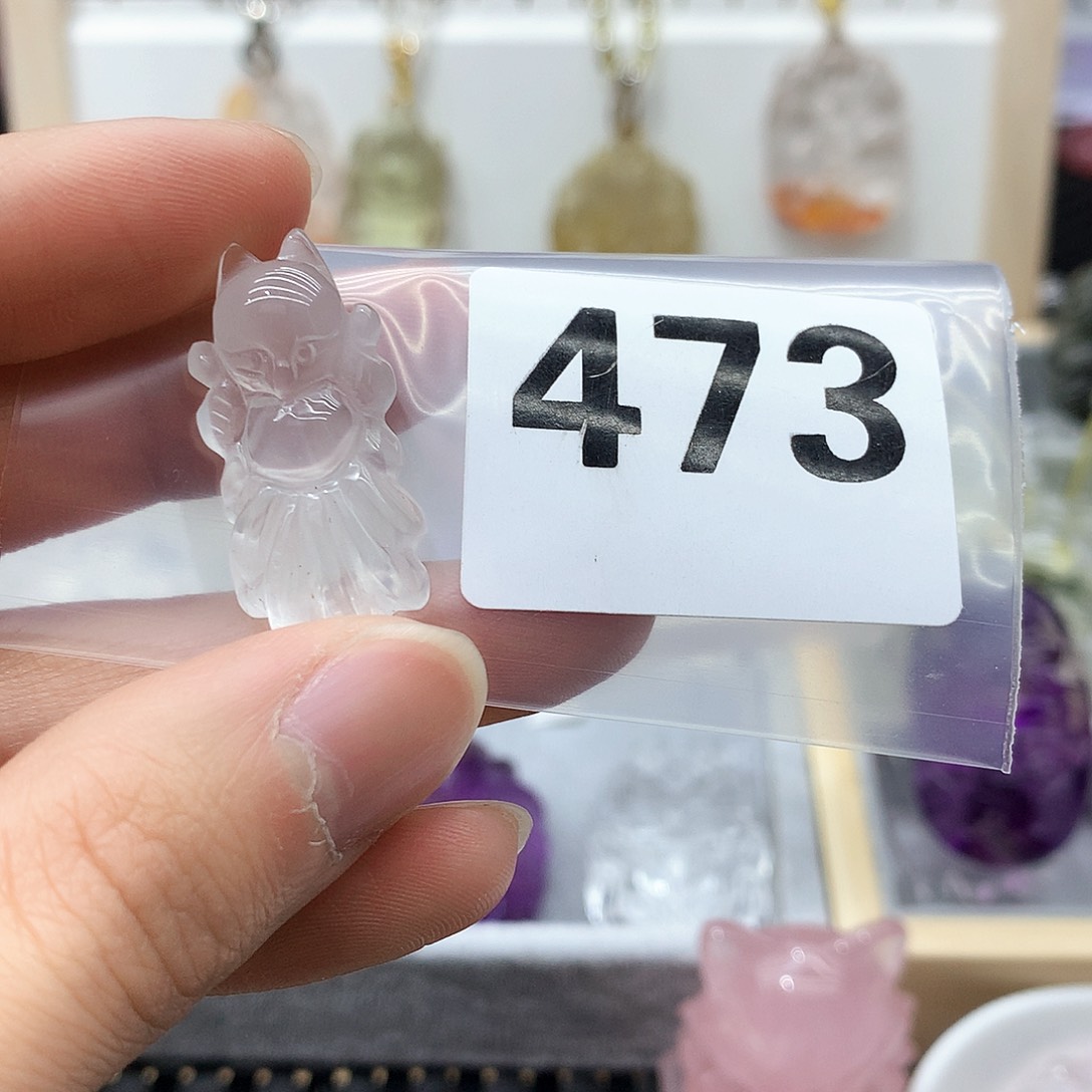 水晶颈饰未镶嵌挂件