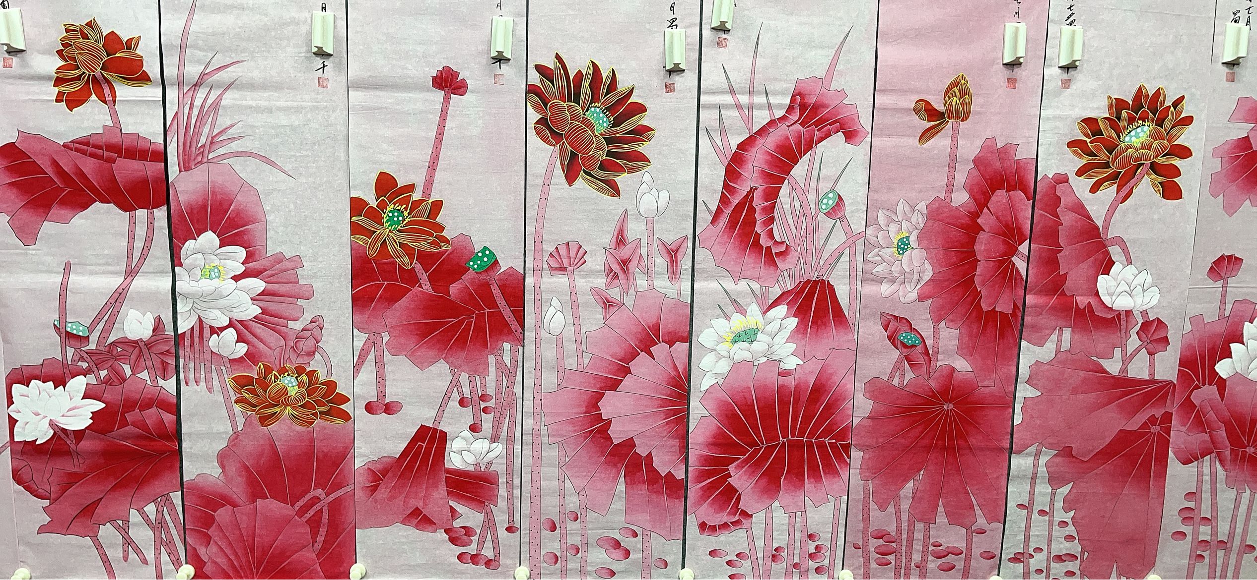 【优斯特】精品十二条屏装饰画通用链接