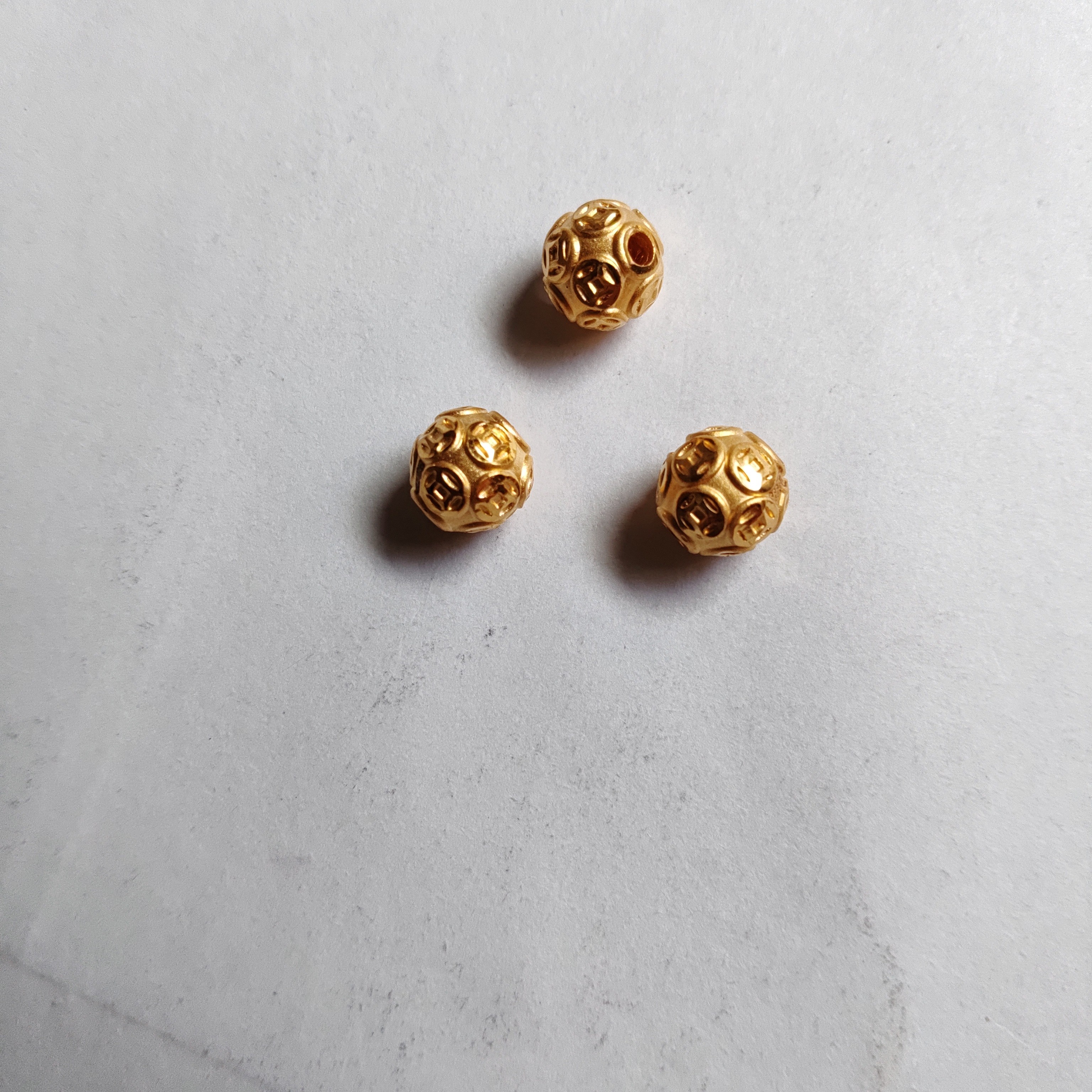 金元宝足金999貔貅珠子首饰