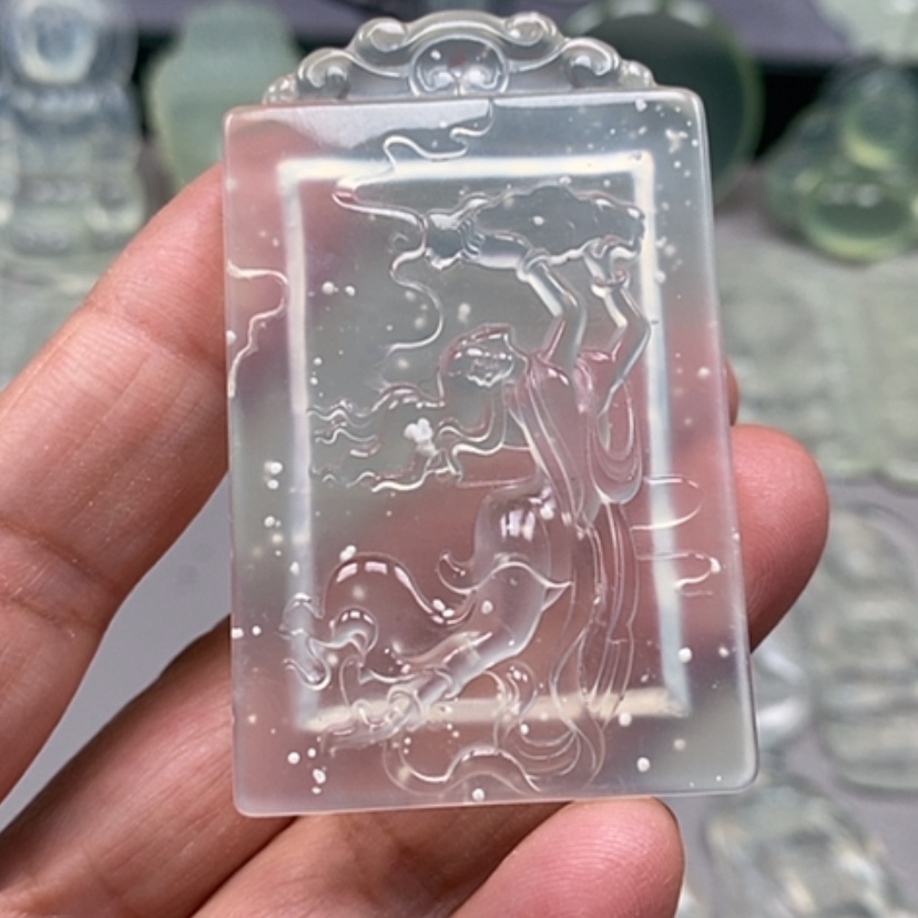 【闪购商品】岫玉吊坠(不含链)未镶嵌