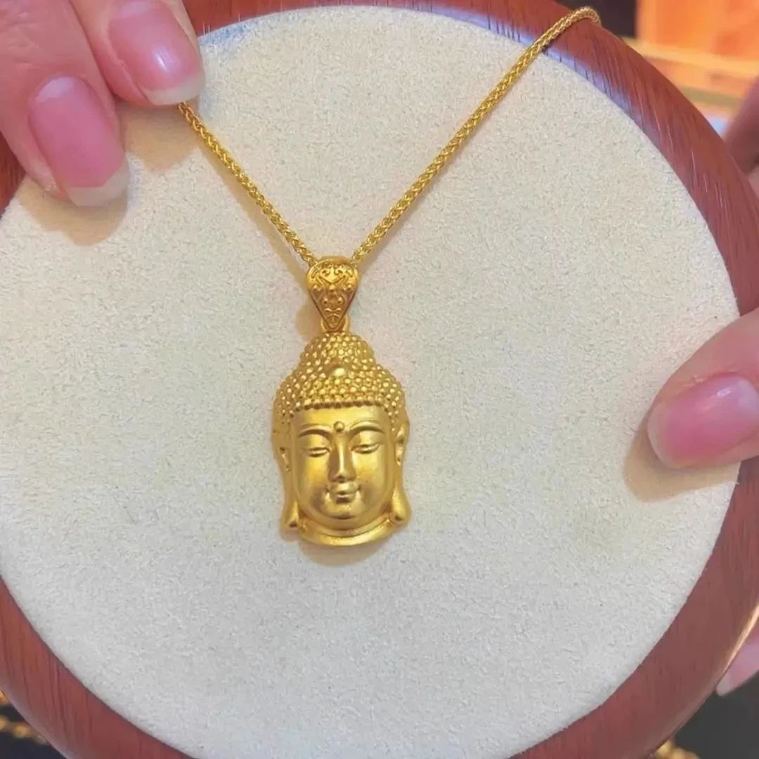 【官方正品】品质保证 古法精工观音佛头项链