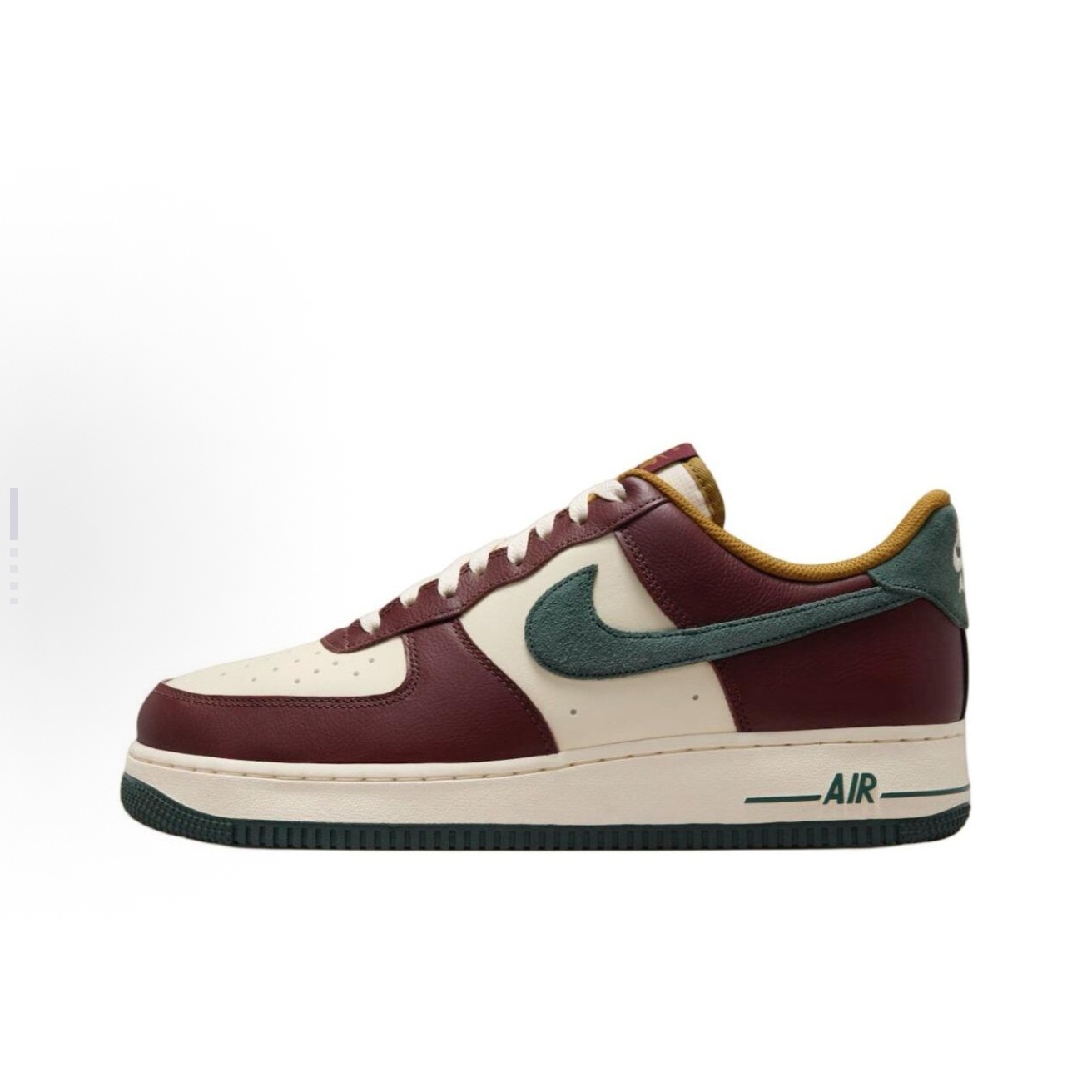 Nike/耐克AF1空军一号 白褐色 男款 低帮潮流休闲板鞋HQ3612-113