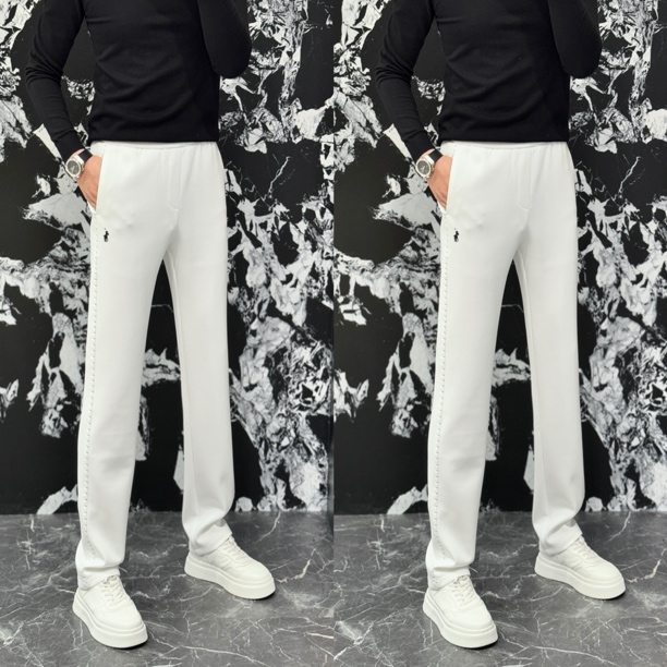 小雨男装｜9601秋冬新品南韩棉柔软舒适显高小直筒休闲裤S