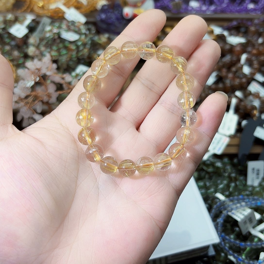 水晶手链未镶嵌小*呀钛晶