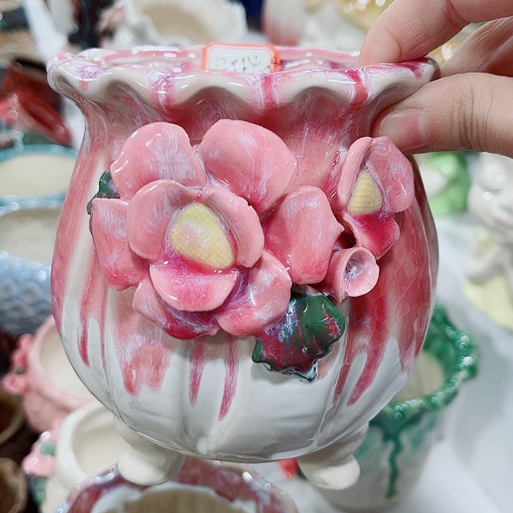 多肉陶瓷花盆满10元包邮