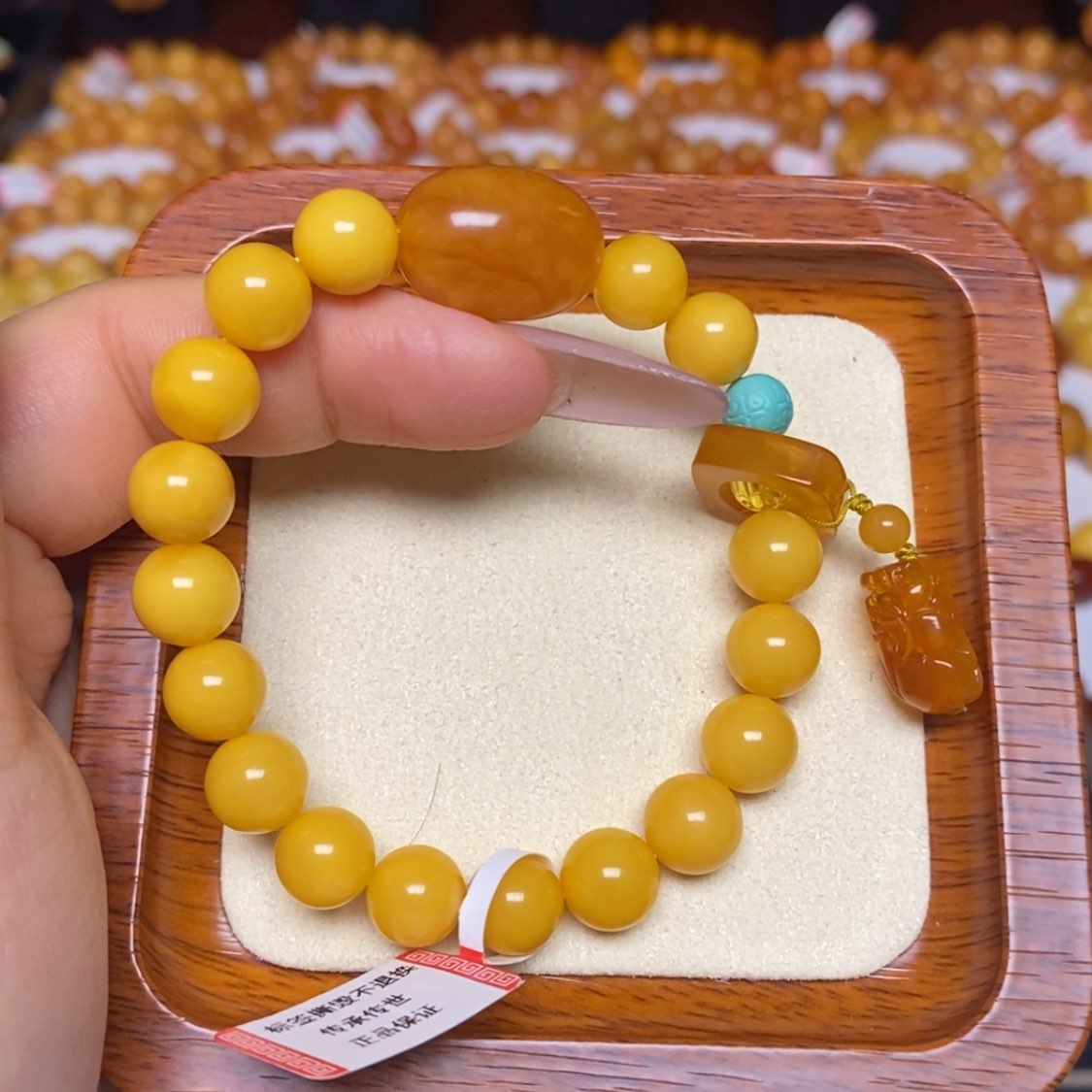 【闪购商品】蜜蜡手链未镶嵌手串