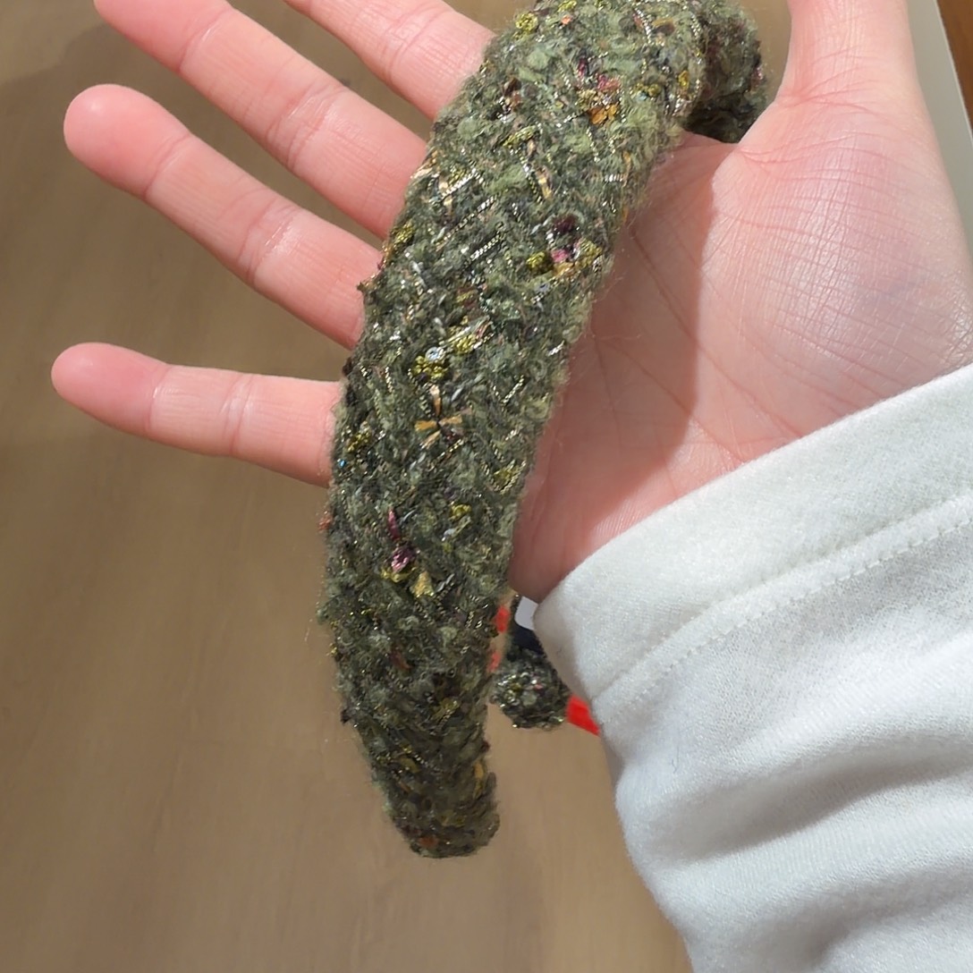 布艺铁合金绿色编织